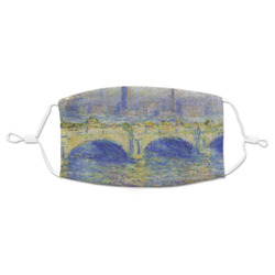 Waterloo Bridge by Claude Monet Adult Cloth Face Mask - Standard