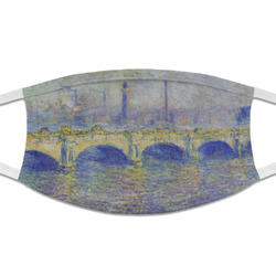 Waterloo Bridge by Claude Monet Cloth Face Mask (T-Shirt Fabric)