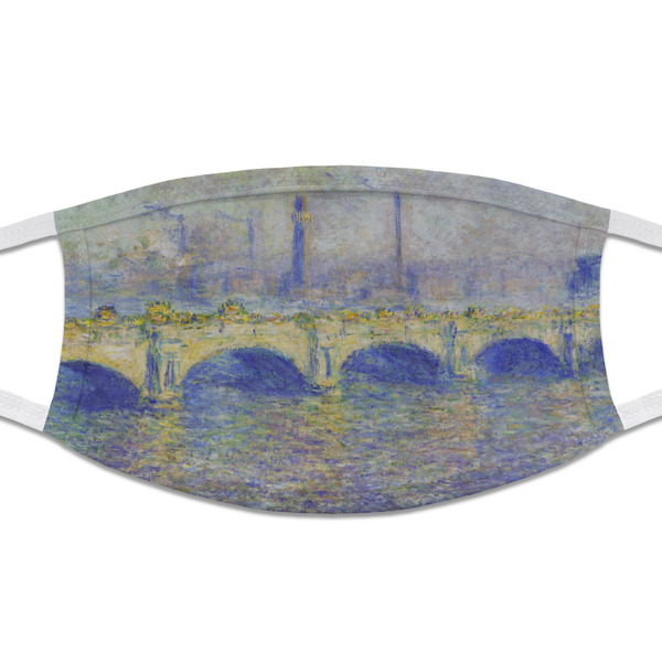 Custom Waterloo Bridge by Claude Monet Cloth Face Mask (T-Shirt Fabric)