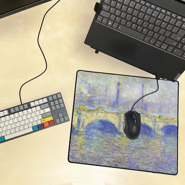 Waterloo Bridge by Claude Monet Medium Gaming Mats - LIFESTYLE