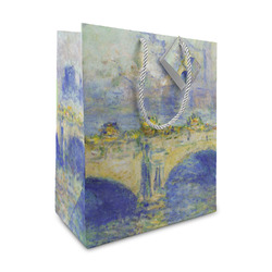 Waterloo Bridge by Claude Monet Medium Gift Bag