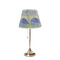 Waterloo Bridge by Claude Monet Poly Film Empire Lampshade - On Stand