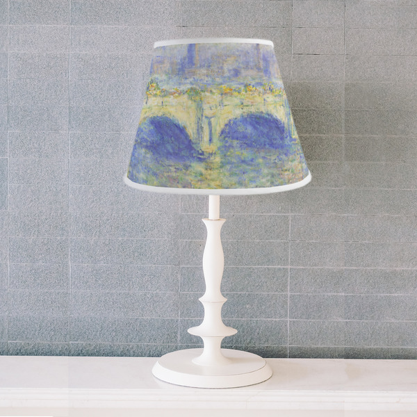 Waterloo Bridge by Claude Monet Poly Film Empire Lampshade - Lifestyle