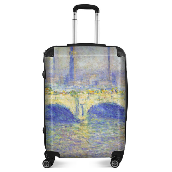 Custom Waterloo Bridge by Claude Monet Suitcase - 24" Medium - Checked