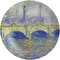 Waterloo Bridge by Claude Monet Melamine Plate 8 inches