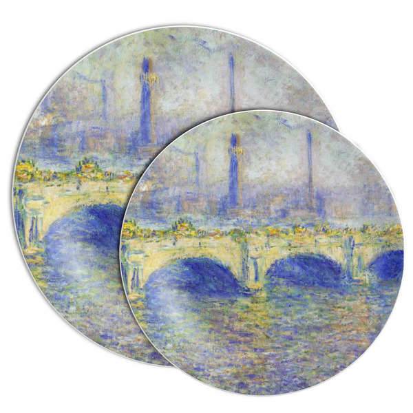 Waterloo Bridge by Claude Monet Melamine Plates - PARENT/MAIN