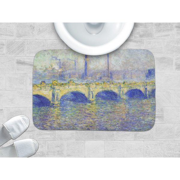 Waterloo Bridge by Claude Monet Memory Foam Bath Mat - LIFESTYLE 34x21