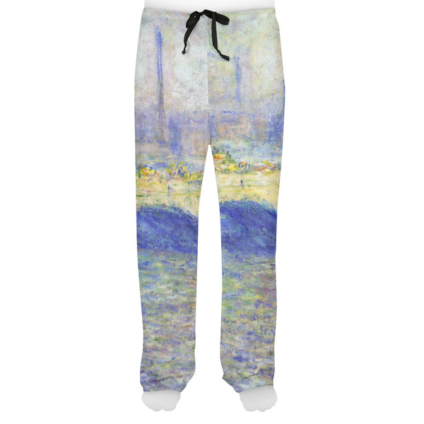 Waterloo Bridge by Claude Monet Men's Pjs Front - on model