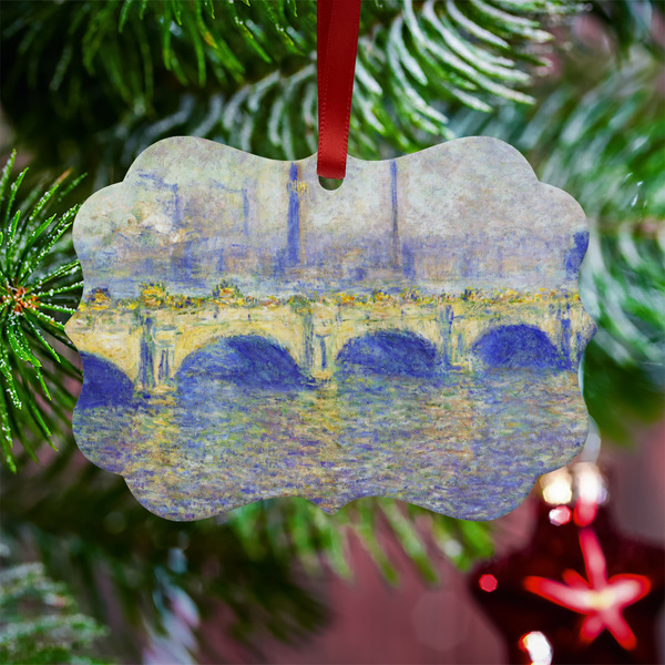 Waterloo Bridge by Claude Monet Metal Benilux Ornament - Lifestyle