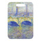 Waterloo Bridge by Claude Monet Metal Luggage Tag - Front Without Strap