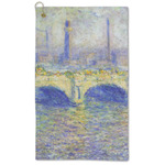 Waterloo Bridge by Claude Monet Microfiber Golf Towel