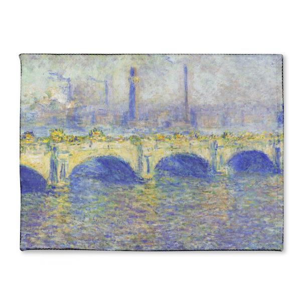 Custom Waterloo Bridge by Claude Monet Microfiber Screen Cleaner