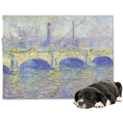 Waterloo Bridge by Claude Monet Dog Blanket - Large