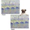 Waterloo Bridge Microfleece Dog Blanket - Regular - Front & Back