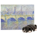Waterloo Bridge by Claude Monet Dog Blanket