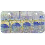 Waterloo Bridge by Claude Monet Mini/Bicycle License Plate (2 Holes)