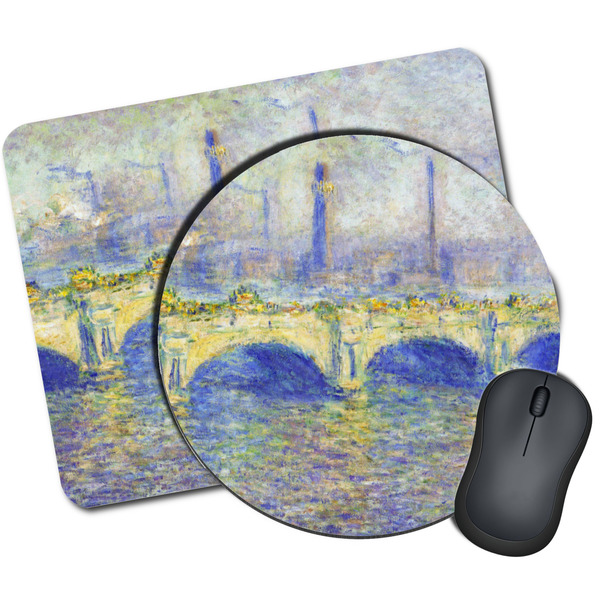 Custom Waterloo Bridge by Claude Monet Mouse Pad