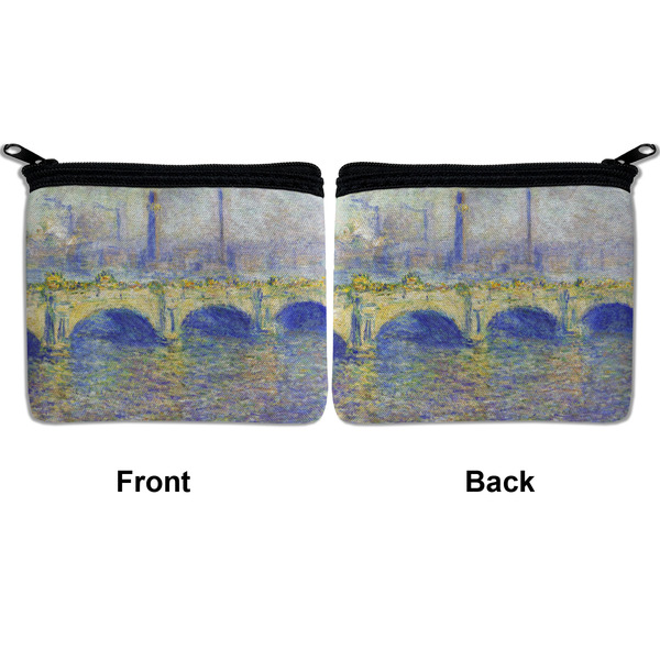 Waterloo Bridge by Claude Monet Neoprene Coin Purse - Front & Back (APPROVAL)