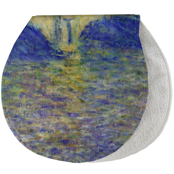Custom Waterloo Bridge by Claude Monet Burp Pad - Velour