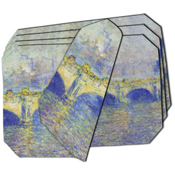 Waterloo Bridge by Claude Monet Dining Table Mat - Octagon - Set of 4 (Double-SIded)