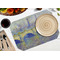 Waterloo Bridge by Claude Monet Octagon Placemat - Single front (LIFESTYLE) Flatlay