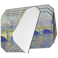 Waterloo Bridge by Claude Monet Dining Table Mat - Octagon - Set of 4 (Single-Sided)
