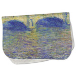 Waterloo Bridge by Claude Monet Burp Cloth - Fleece