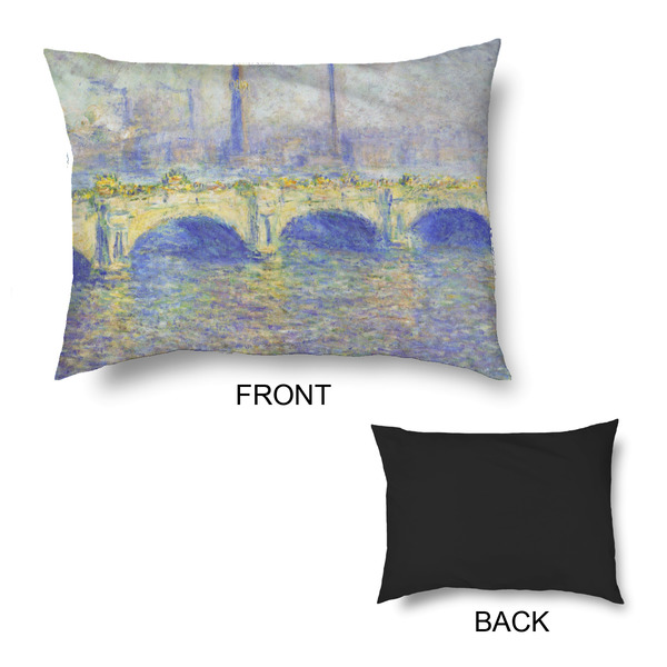 Waterloo Bridge by Claude Monet Outdoor Dog Beds - Medium - APPROVAL