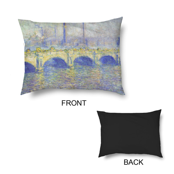 Waterloo Bridge by Claude Monet Outdoor Dog Beds - Small - APPROVAL