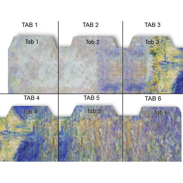 Waterloo Bridge by Claude Monet Page Dividers - Set of 6 - Approval