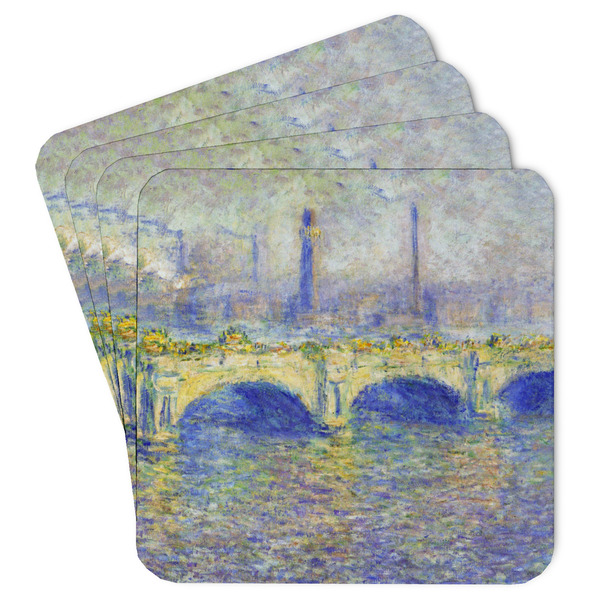 Custom Waterloo Bridge by Claude Monet Paper Coasters