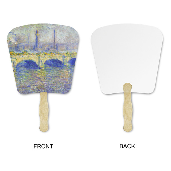 Waterloo Bridge by Claude Monet Paper Fans - Approval