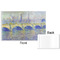 Waterloo Bridge by Claude Monet Disposable Paper Placemat - Front & Back