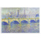 Waterloo Bridge by Claude Monet Disposable Paper Placemat - Front View
