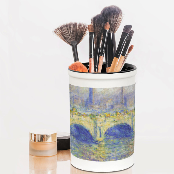 Waterloo Bridge by Claude Monet Pencil Holder - LIFESTYLE makeup
