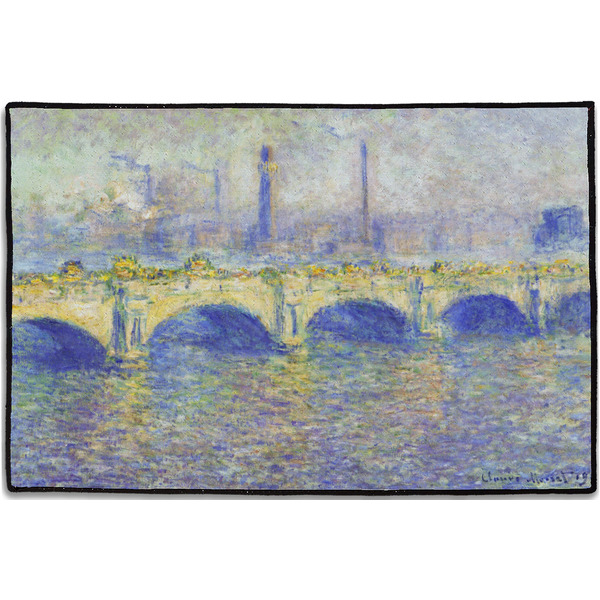 Waterloo Bridge by Claude Monet Personalized Door Mat - 36x24 (APPROVAL)