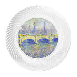 Waterloo Bridge by Claude Monet Plastic Party Dinner Plates - 10"