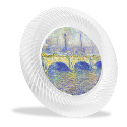 Waterloo Bridge by Claude Monet Plastic Party Dinner Plates - 10"