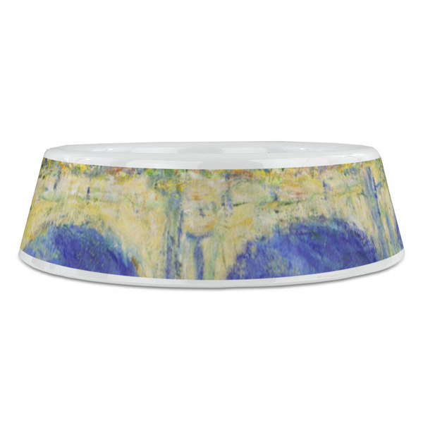 Waterloo Bridge by Claude Monet Plastic Pet Bowls - Large - FRONT