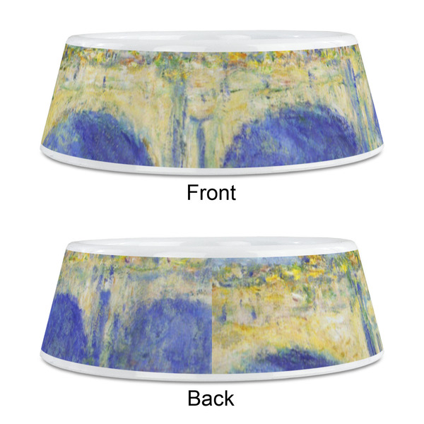 Waterloo Bridge by Claude Monet Plastic Pet Bowls - Medium - APPROVAL