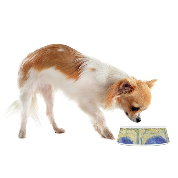 Waterloo Bridge by Claude Monet Plastic Pet Bowls - Small - LIFESTYLE