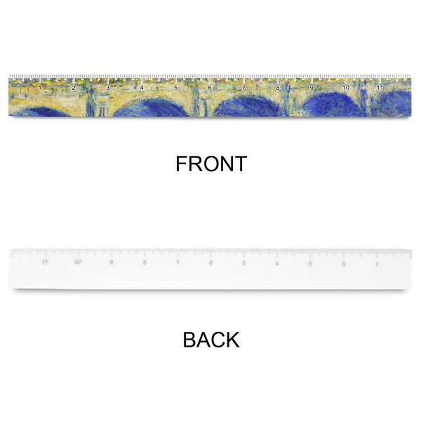 Waterloo Bridge by Claude Monet Plastic Ruler - 12" - APPROVAL