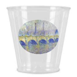 Waterloo Bridge by Claude Monet Plastic Shot Glass