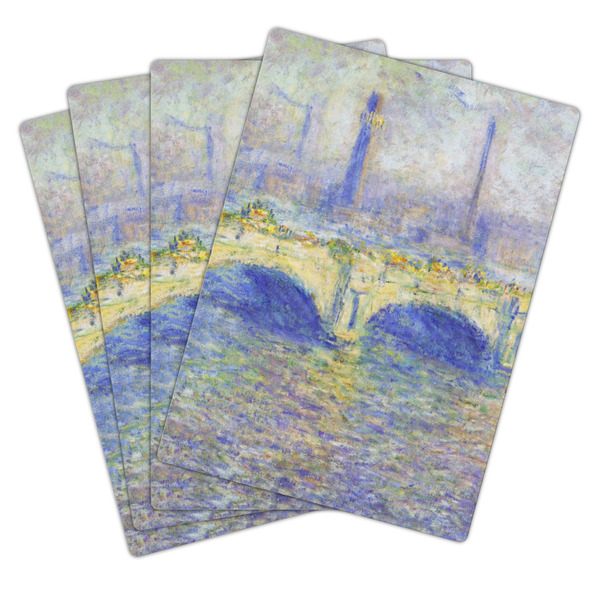 Waterloo Bridge by Claude Monet Playing Cards - Hand Back View