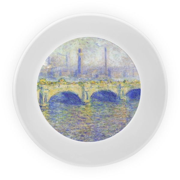 Waterloo Bridge by Claude Monet Melamine Bowl - Center