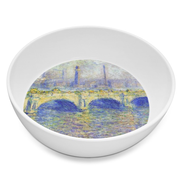 Custom Waterloo Bridge by Claude Monet Melamine Bowl - 8 oz