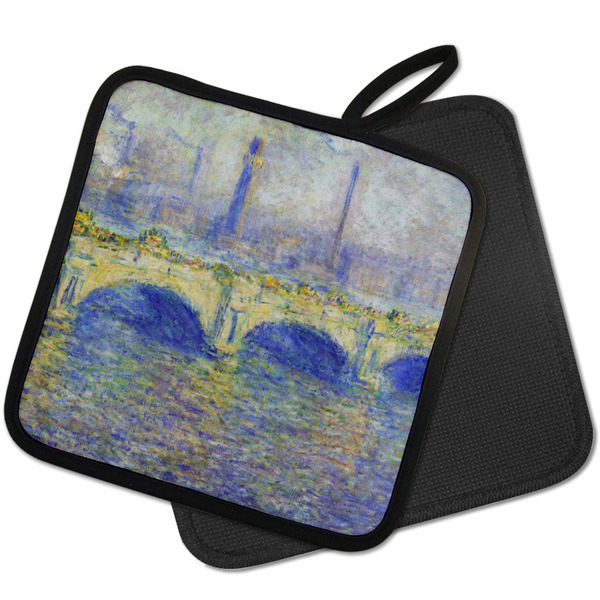 Waterloo Bridge by Claude Monet Pot Holders - PARENT MAIN