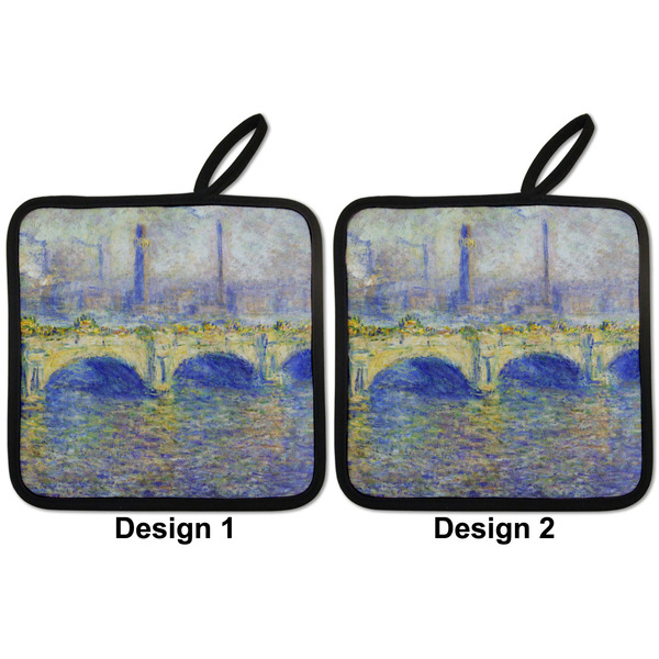Waterloo Bridge by Claude Monet Pot Holders - Set of 2 APPROVAL