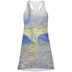 Waterloo Bridge by Claude Monet Racerback Dress - Large