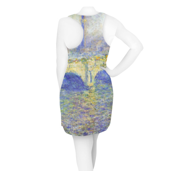 Waterloo Bridge by Claude Monet Racerback Dress - On Model - Back